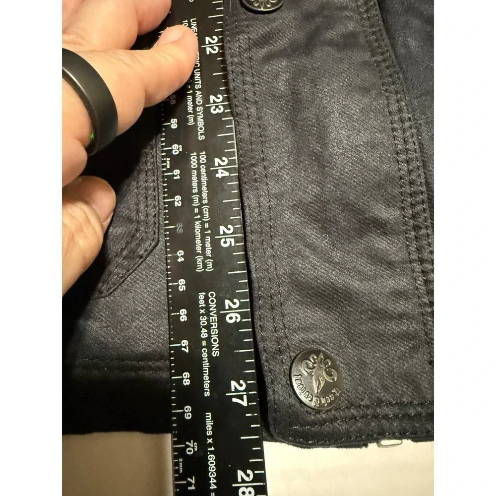 Rock Revival Waxed Moto Field Jacket Men's L Biker Streetwear Style